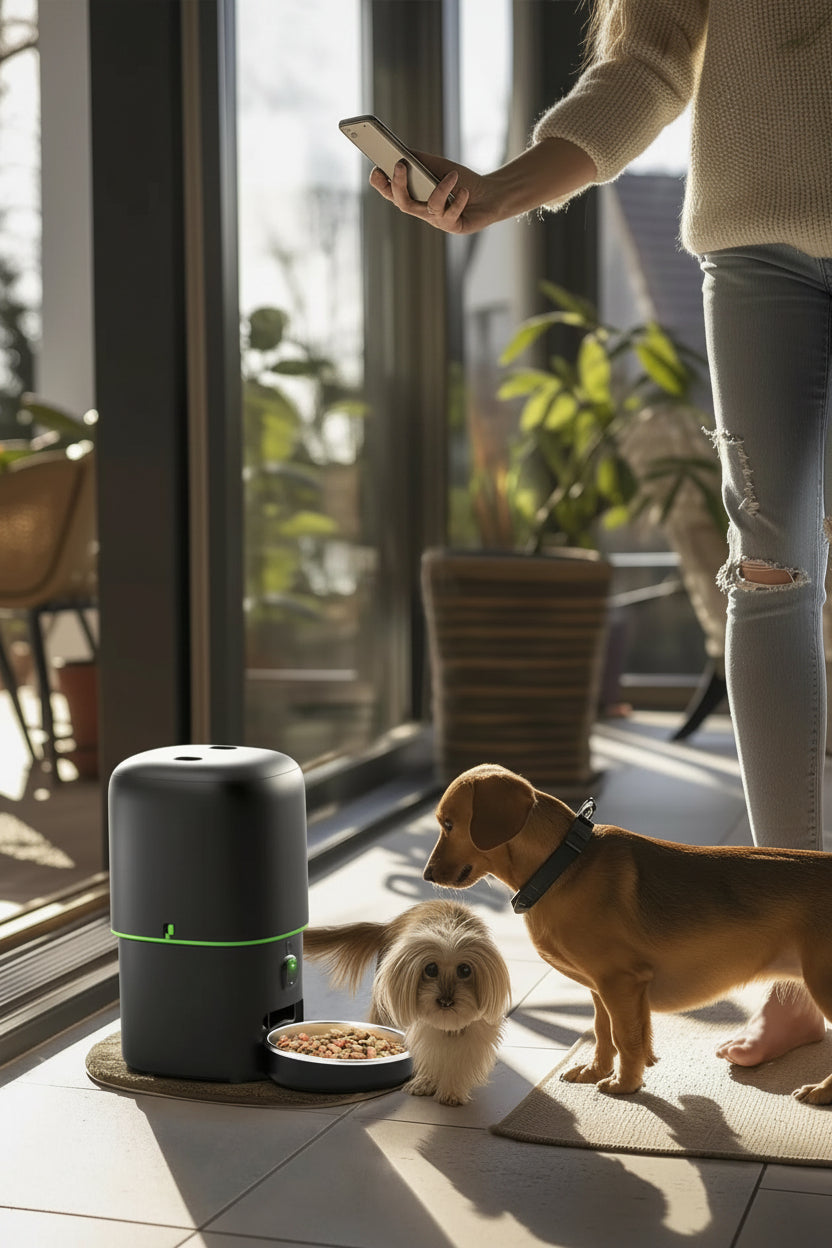 Automatic Cat Feeder Camera Pet Smart Cat Food Kibble Dispenser 2.4G/5Gwifi Tuya APP Control Auto Feeder for Cat Dog Accessories